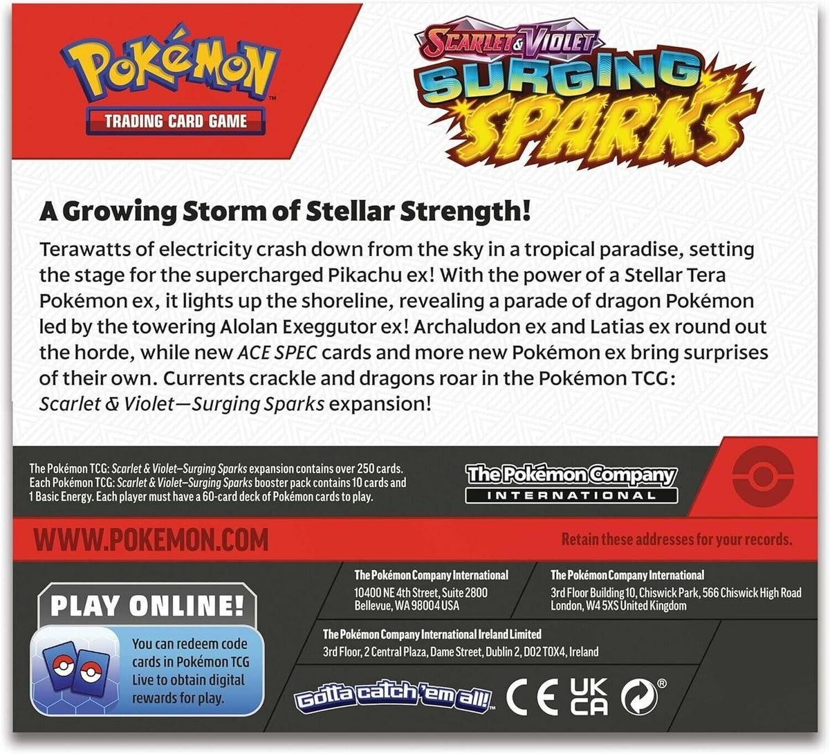 Pokemon TCG SV Surging Sparks (SV08) | Booster Box New Sealed IN STOCK