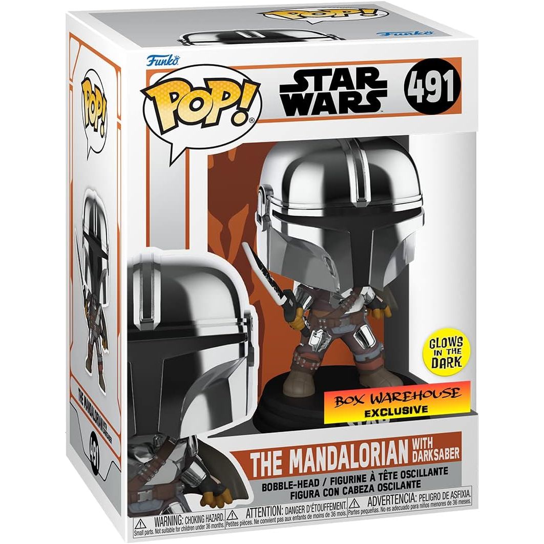 Star Wars: Mandalorian - Mandalorian w/DarkSa Pop!
