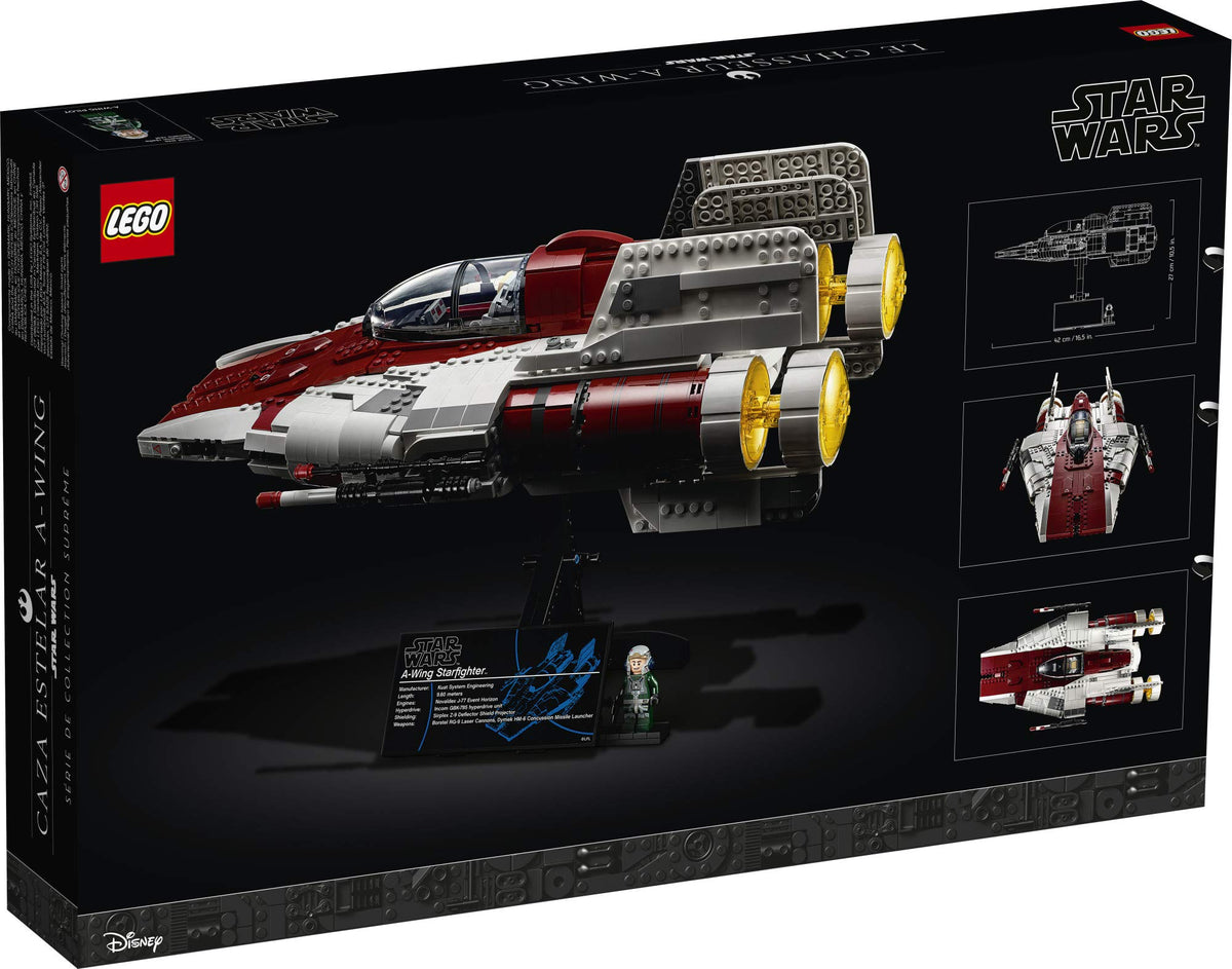 LEGO Star Wars A-Wing Starfighter 75275 Building Kit; Collectible Building Set for Adults; Makes a Star Wars Fans