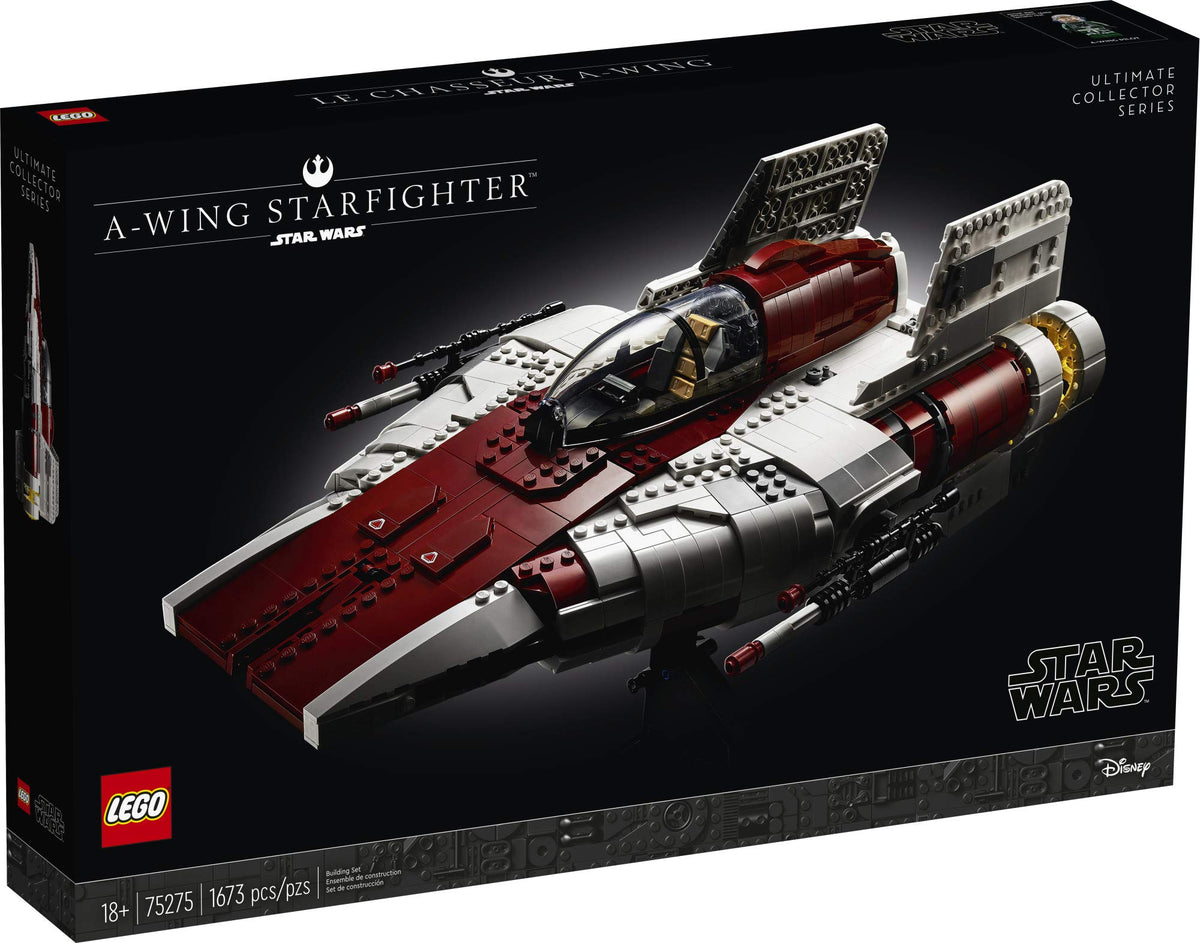 LEGO Star Wars A-Wing Starfighter 75275 Building Kit; Collectible Building Set for Adults; Makes a Star Wars Fans