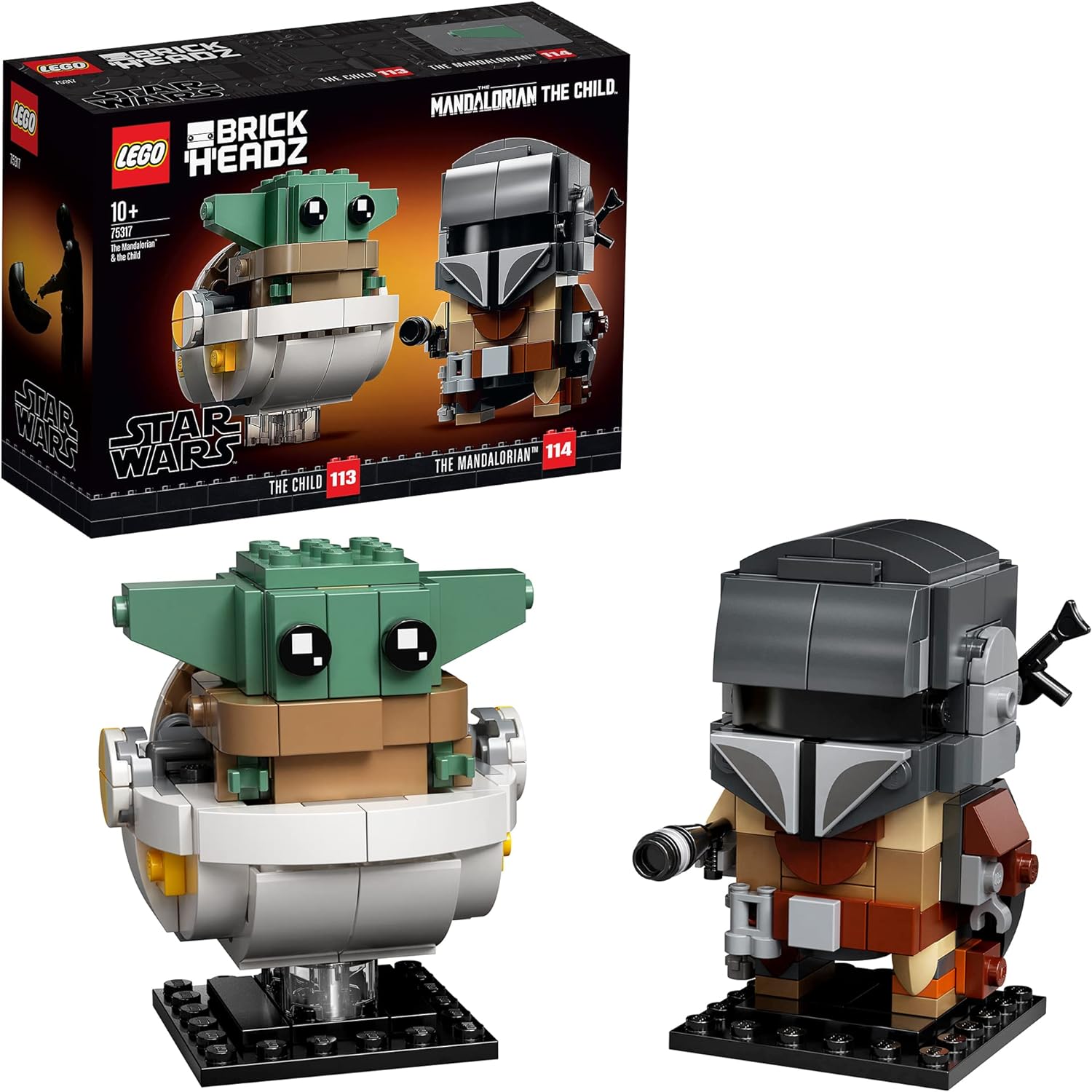 LEGO BrickHeadz The Mandalorian and The Child 75317