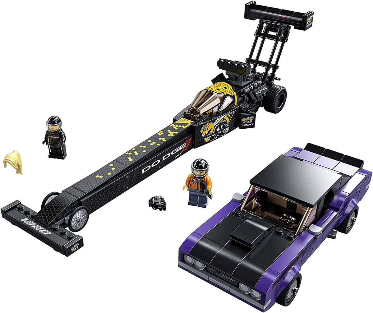 Lego Mopar Dodge//SRT Top Fuel Dragster and 1970 Dodge Challenger T/A 76904