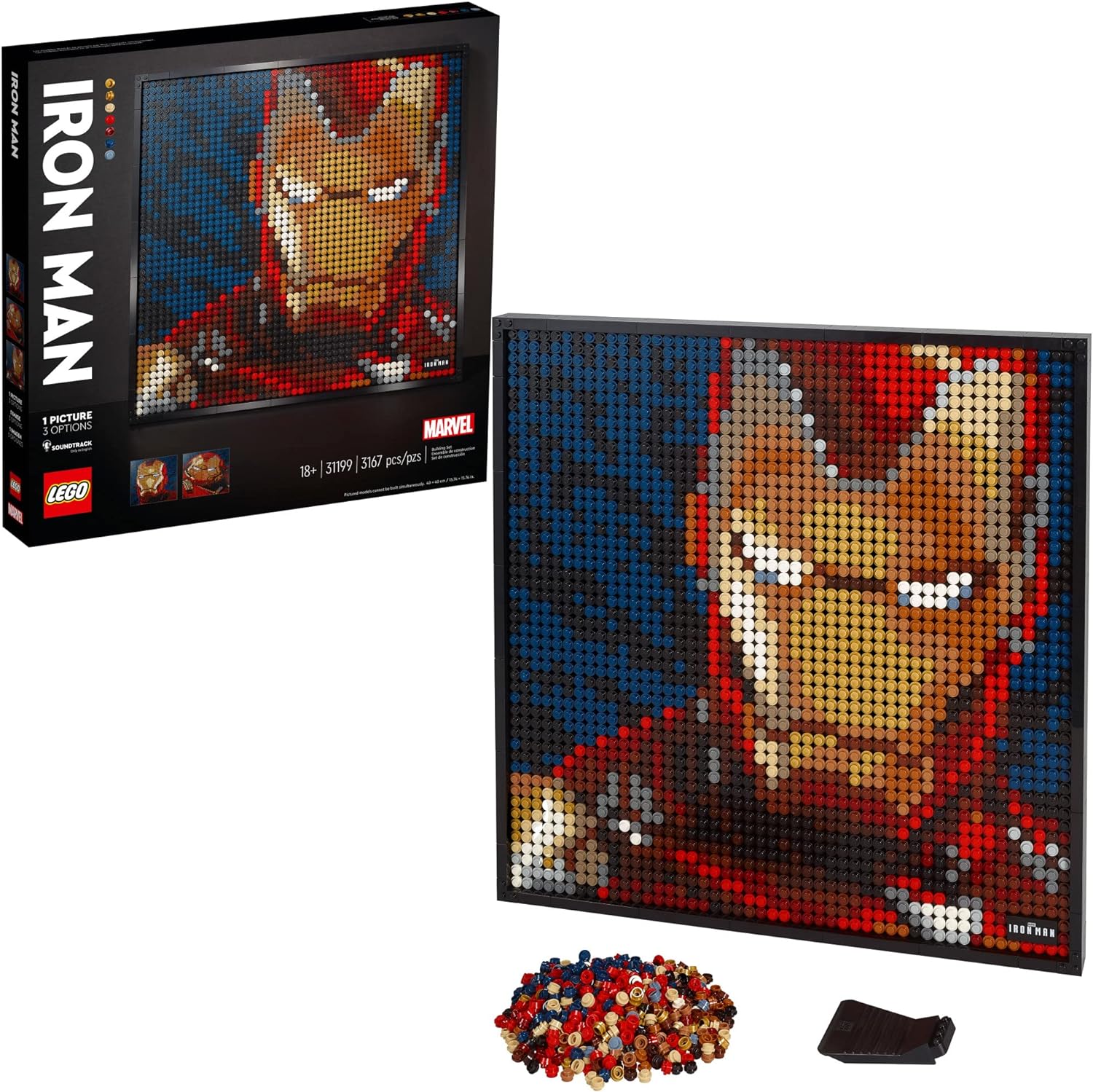 31199 Lego Art Iron Man