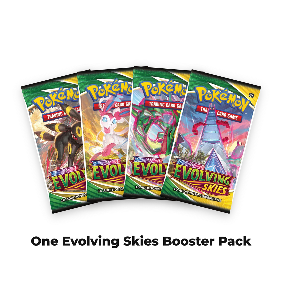 Pokemon TCG Sword &amp; Shield Evolving Skies Booster Pack - Single Pack