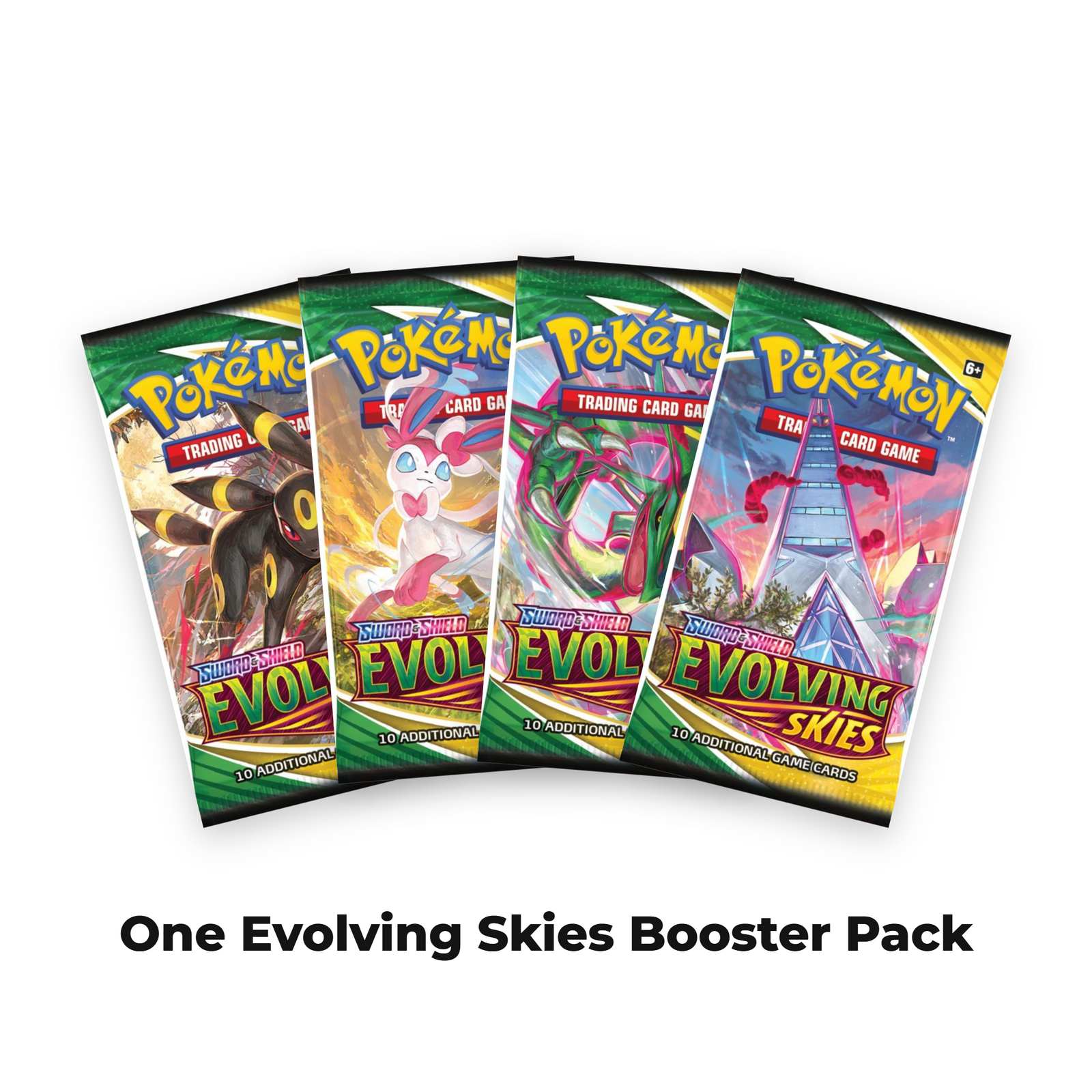 Pokemon TCG Sword & Shield Evolving Skies Booster Pack - Single Pack