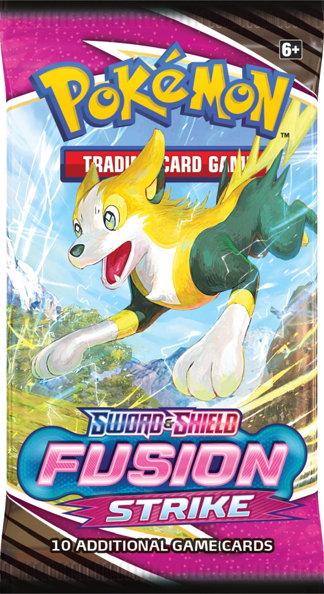 Pokemon TCG Sword &amp; Shield Fusion Strike booster pack - Boltund artwork