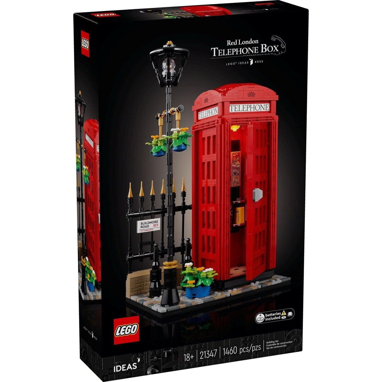 LEGO Red London Telephone Box 21347