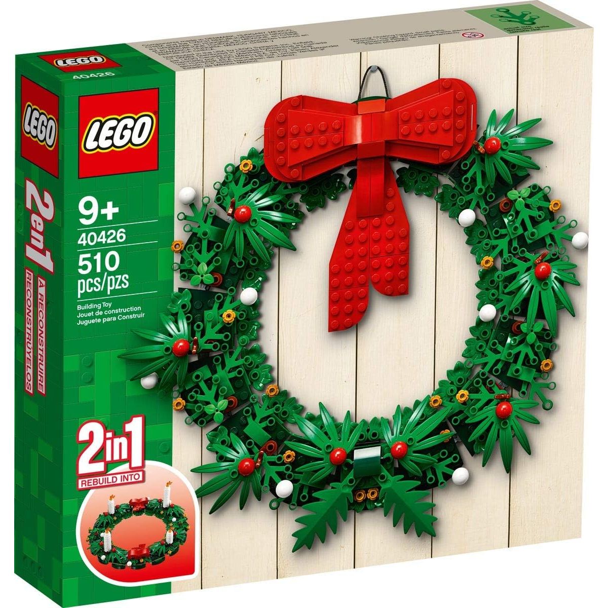 Lego Christmas Wreath 40426