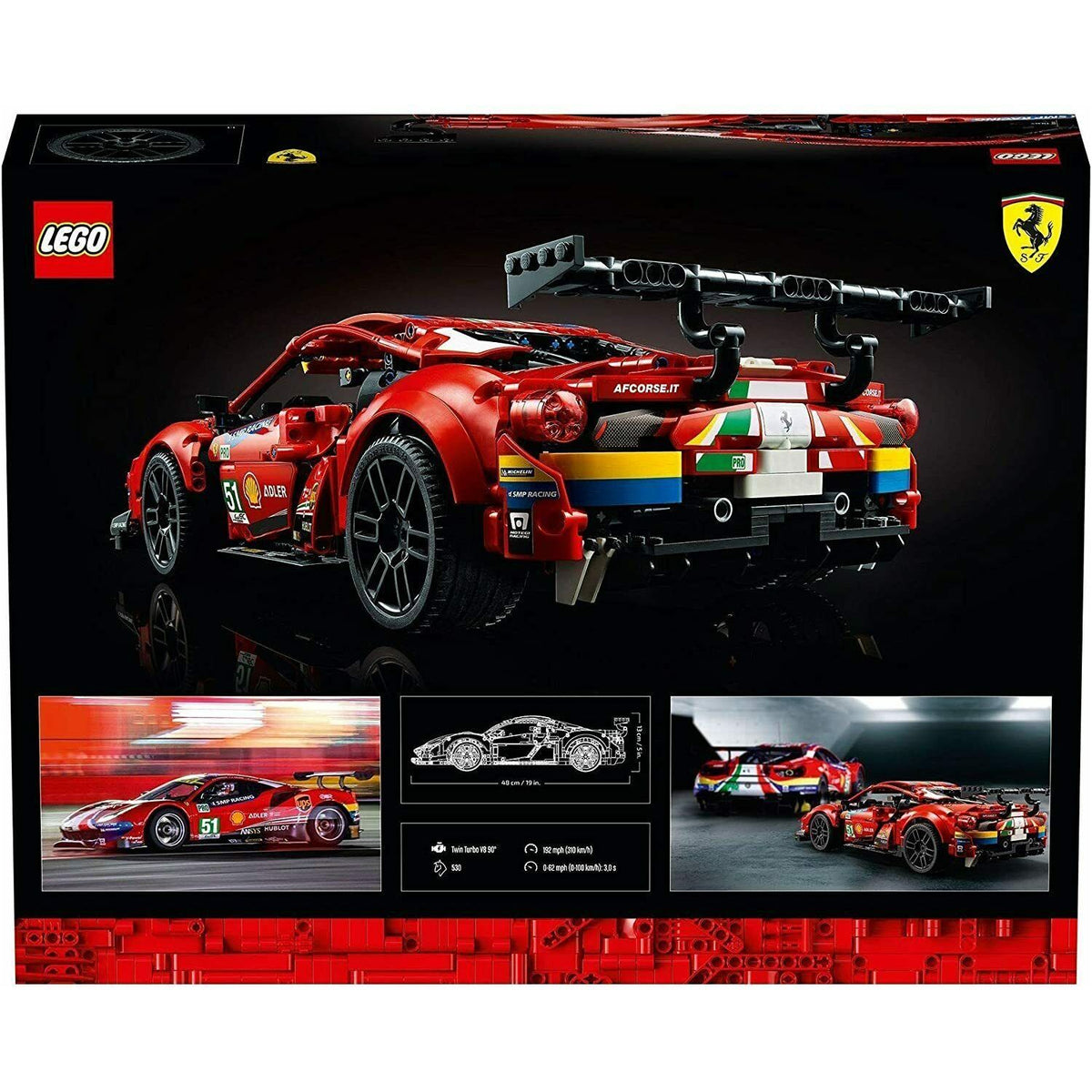 Lego Technic Ferrari 488 GTE “AF Corse #51” 42125
