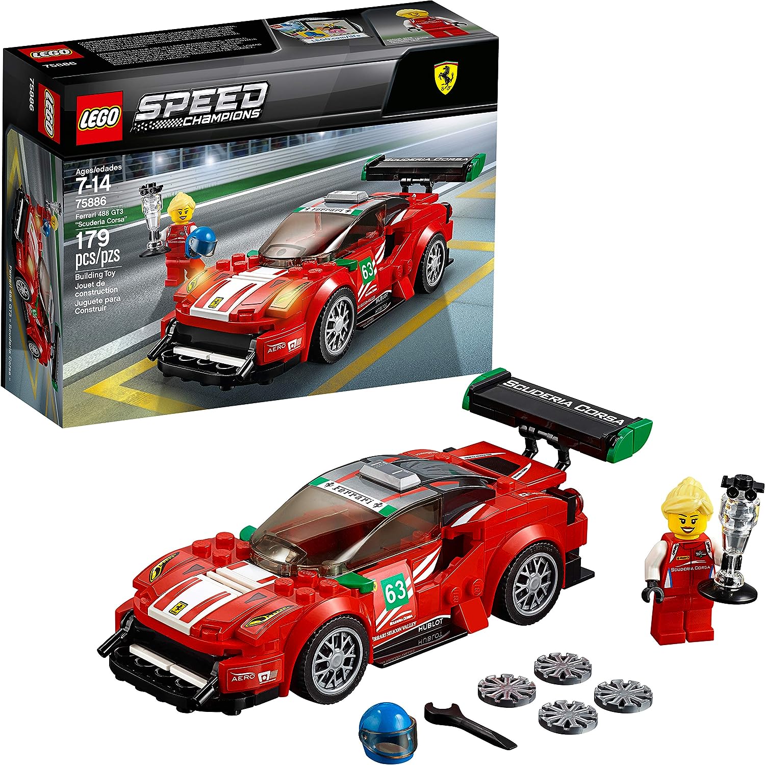 Lego Ferrari 488 GT3 "Scuderria Corsa" 75886