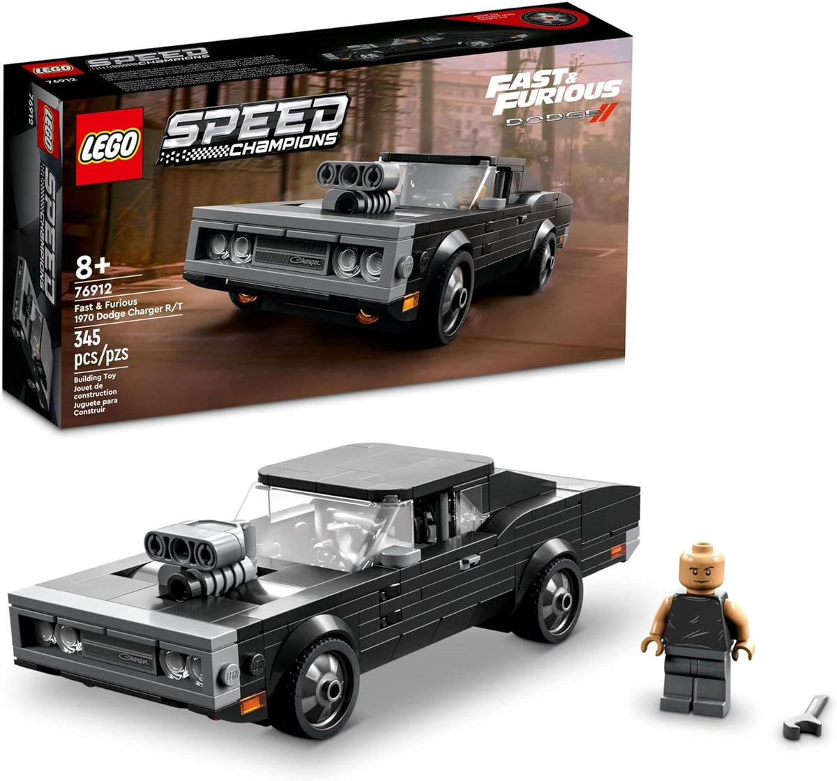 Lego Fast &amp; Furious 1970 Dodge Charger R/T 76912