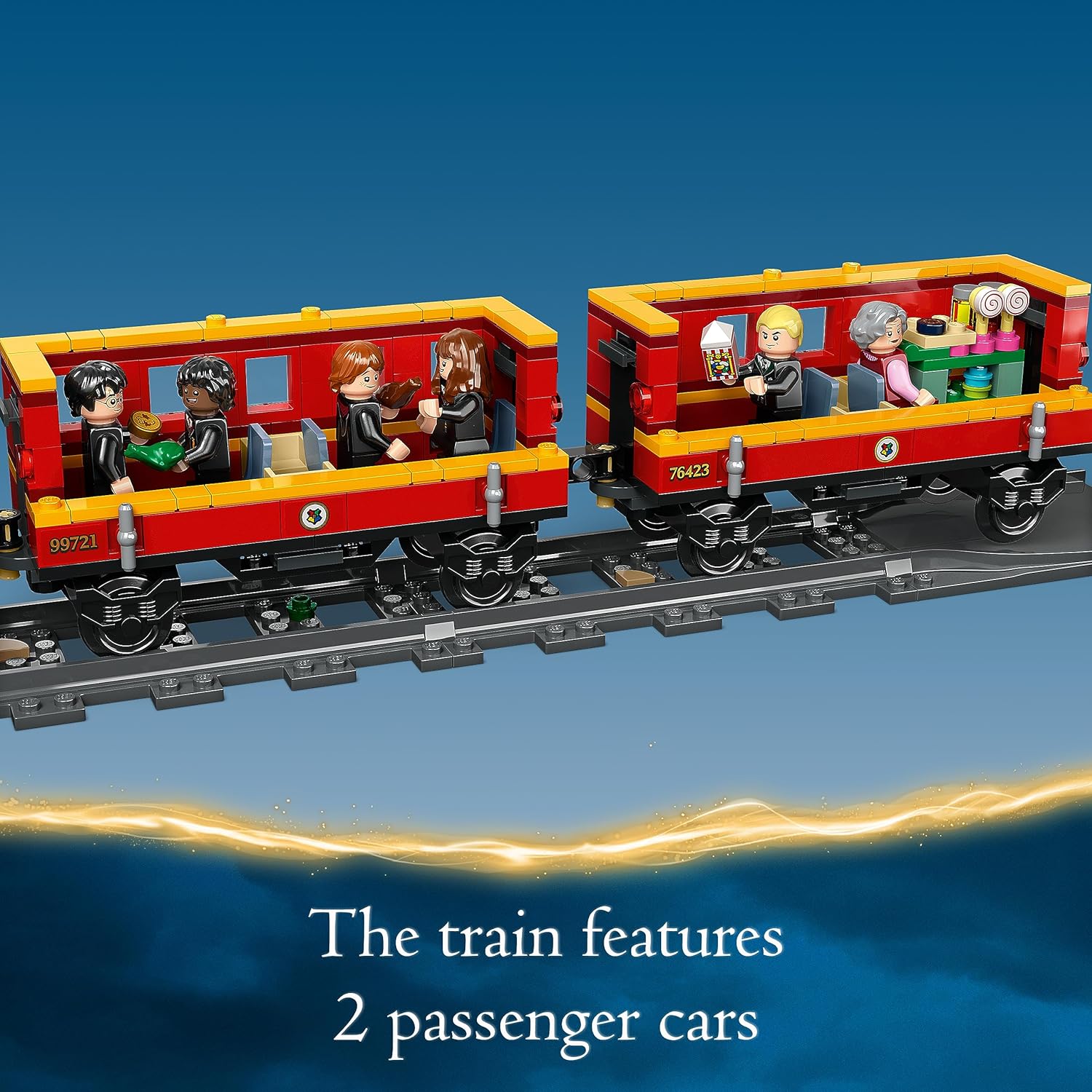 Lego Hogwarts Express Train Set with Hogsmeade Station 76423