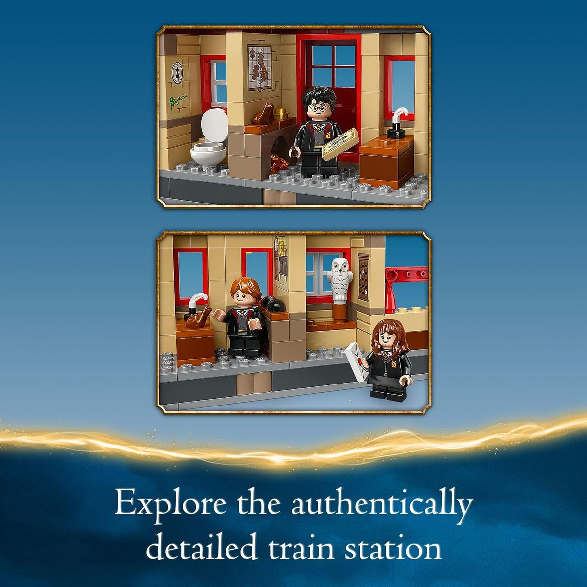 Lego Hogwarts Express Train Set with Hogsmeade Station 76423