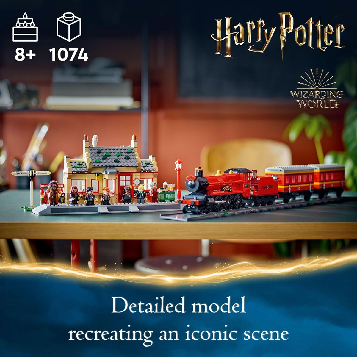 Lego Hogwarts Express Train Set with Hogsmeade Station 76423
