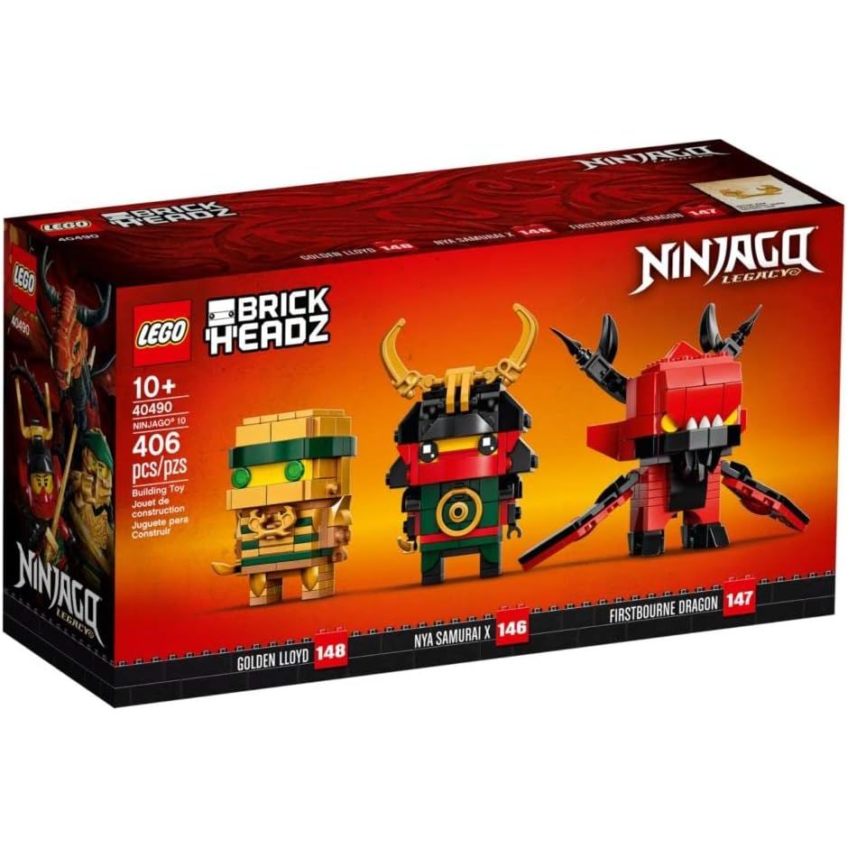 LEGO BrickHeadz NINJAGO 10th Anniversary 40490