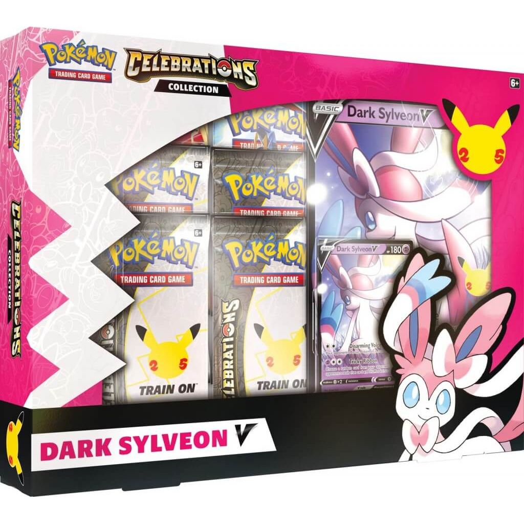 POKEMON TCG Celebrations Collections - V Box - Lance’s Dark Sylveon V