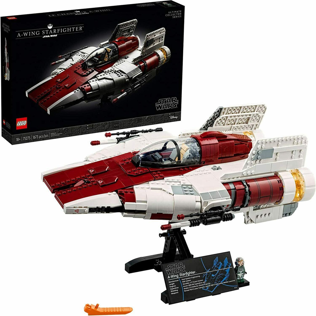 LEGO Star Wars UCS A-wing Starfighter Set 75275