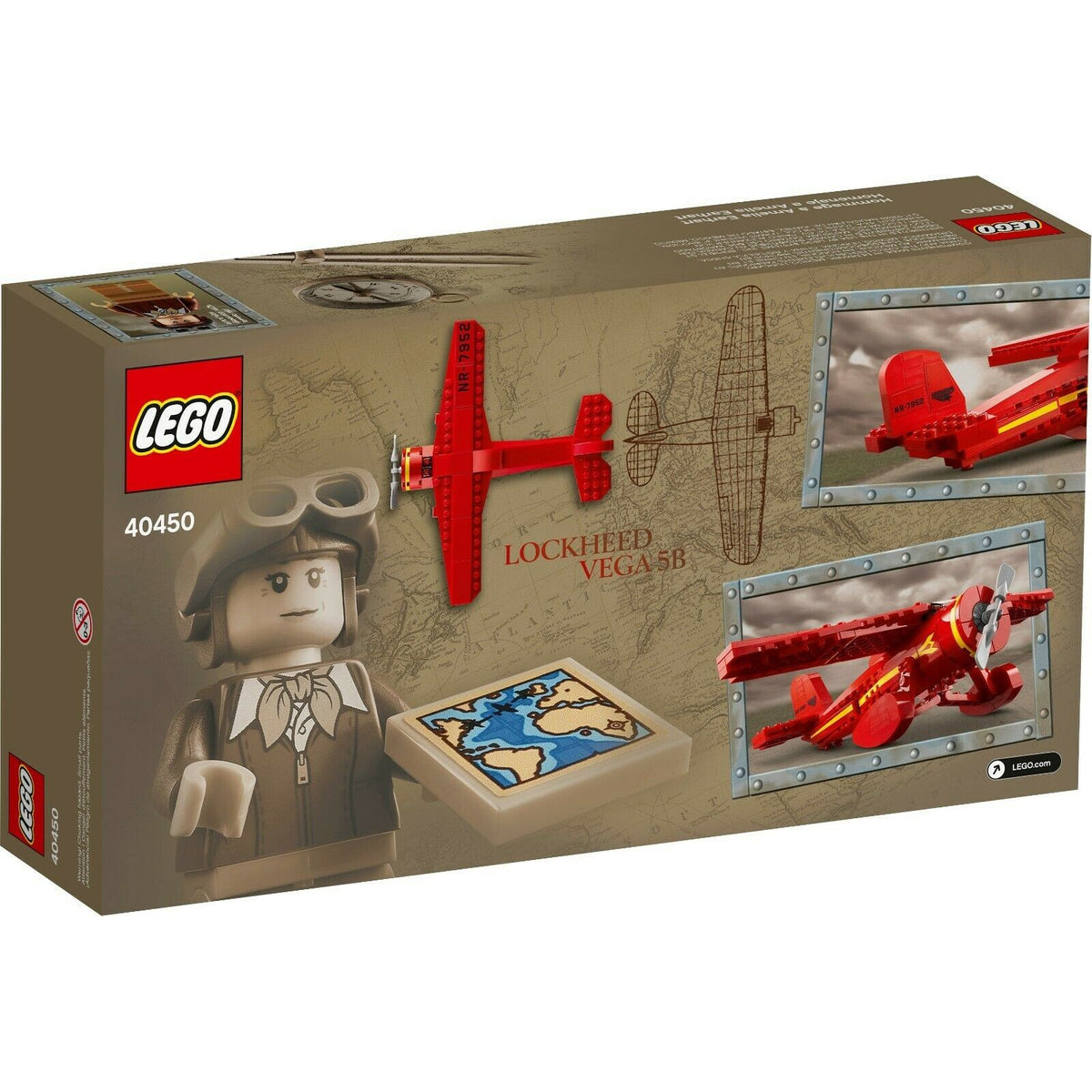 Lego: Amelia Earhart Tribute  International Women&#39;s Day Set 40450