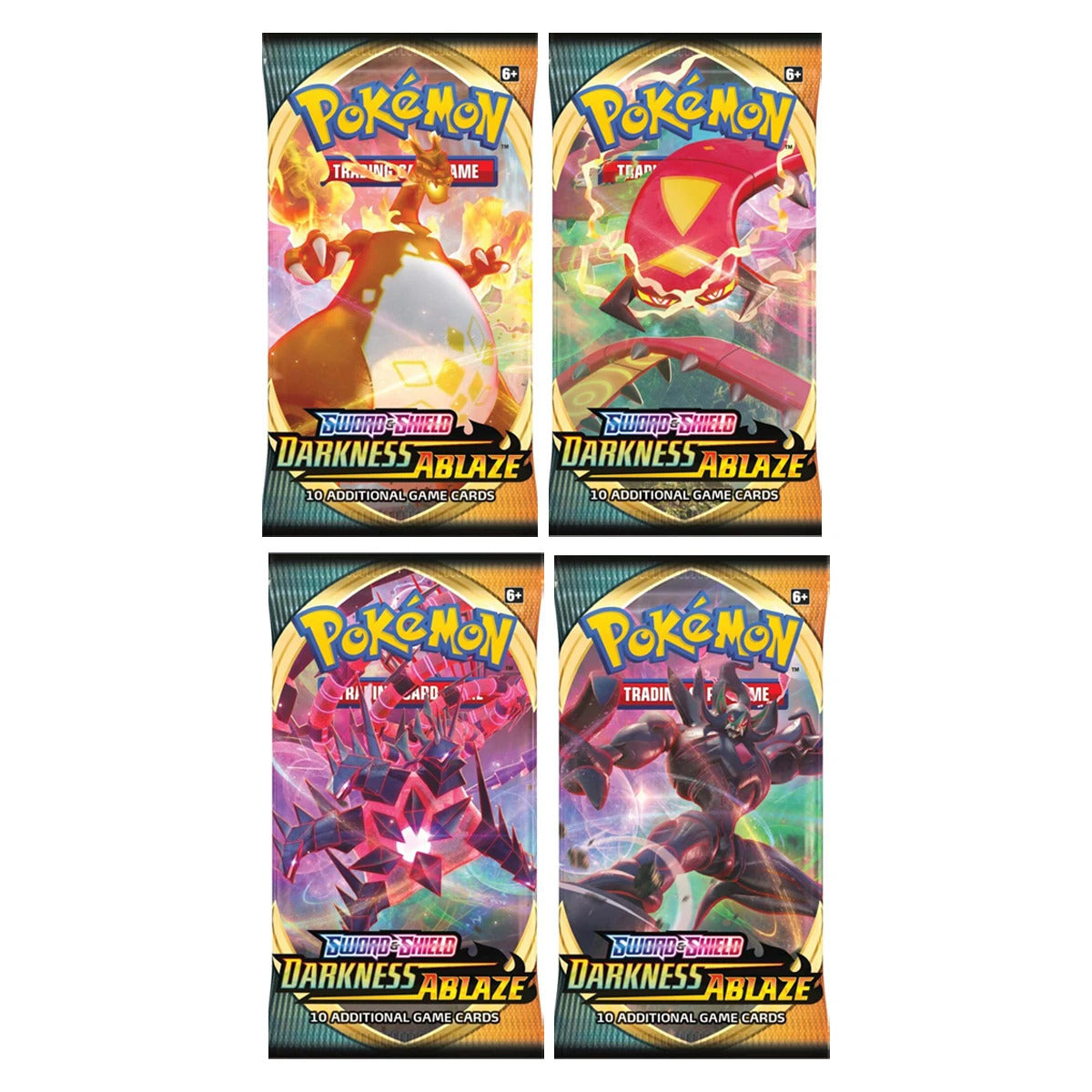 POKEMON TCG Sword And Shield Darkness Ablaze Booster Box Incl 36 Booster Packs